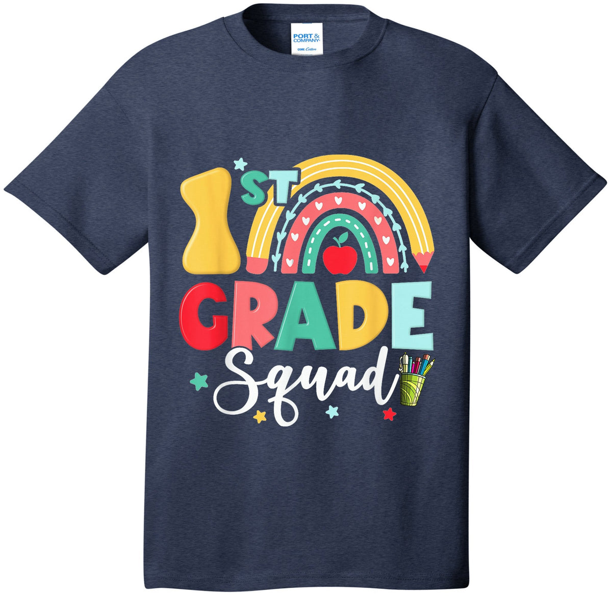 1st Grade Squad Team Funny Back To School Girls Boy Teacher product image 1