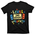 2Nd Grade Level Unlocked Video Gamer Back To School T-Shirt product image 1