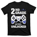 2Nd Grade Level Unlocked Video Gamer Back To School T-Shirt product image 1