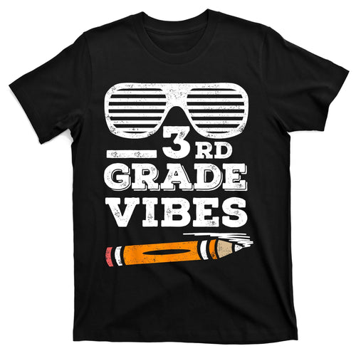 3rd Grade Vibes Funny Third Back To School T-Shirt product image 1