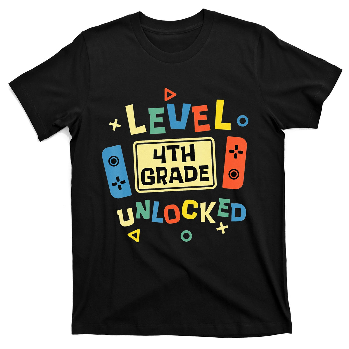 4Th Grade Level Unlocked Video Gamer Back To School T-Shirt product image 1