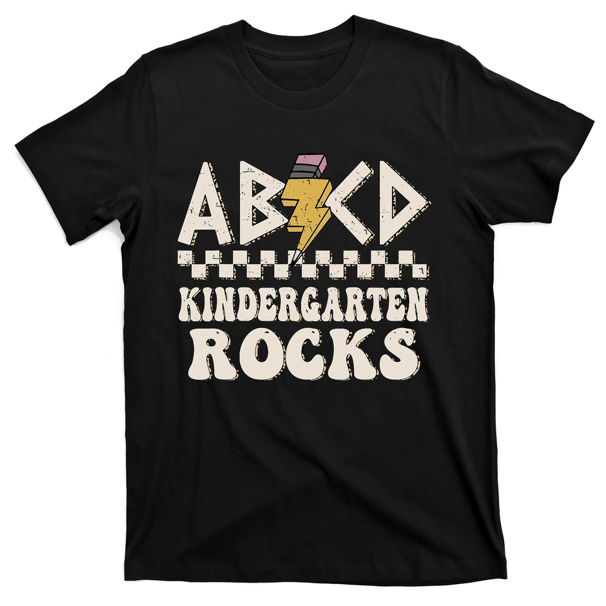 ABCD Kindergarten Rocks Back To School Teacher T-Shirt product image 1
