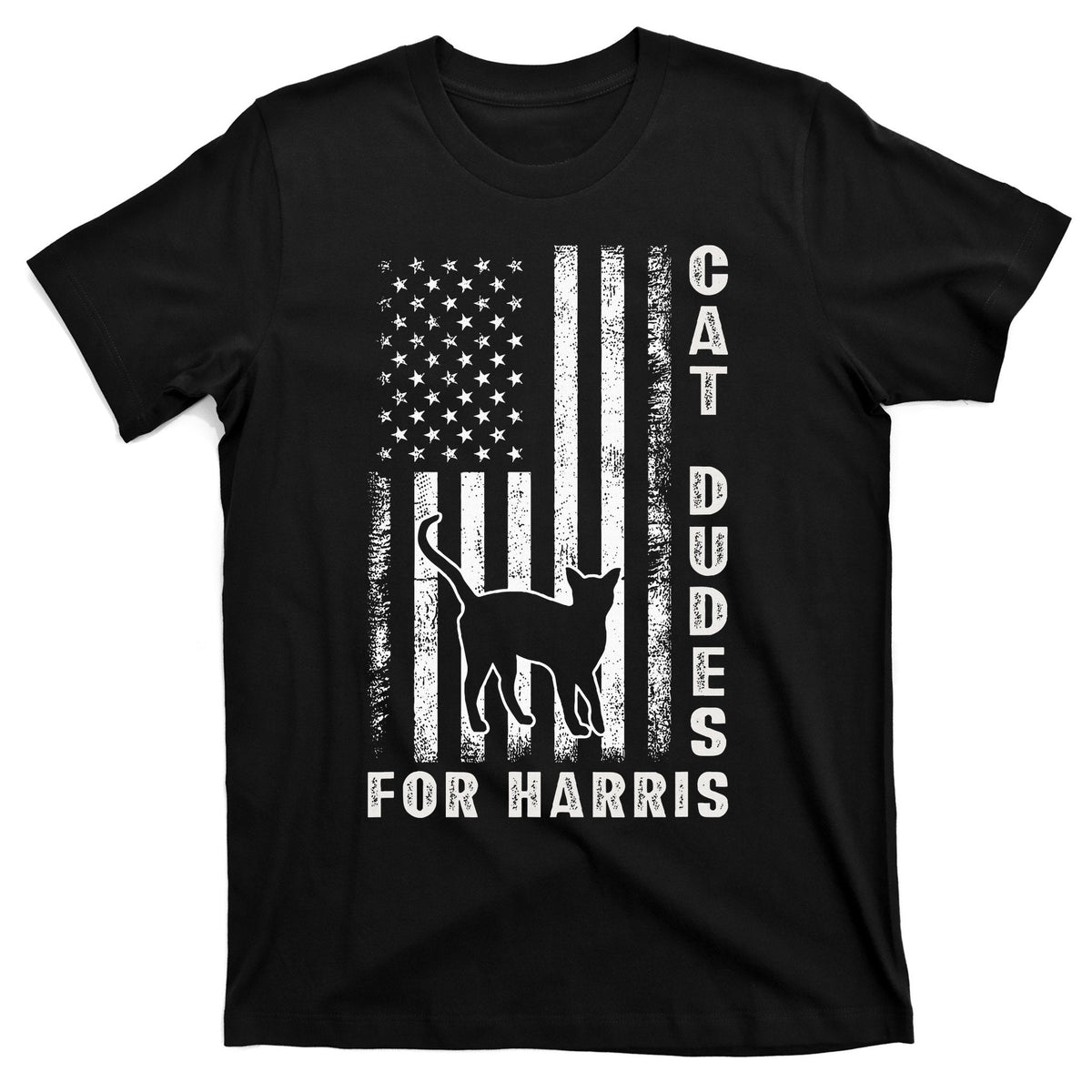 America Vote Usa Flag Cat Dudes For Kamala Harris 2024 product image 1