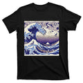 Blue Cats Wave For Kamala Funny T-Shirt product image 1
