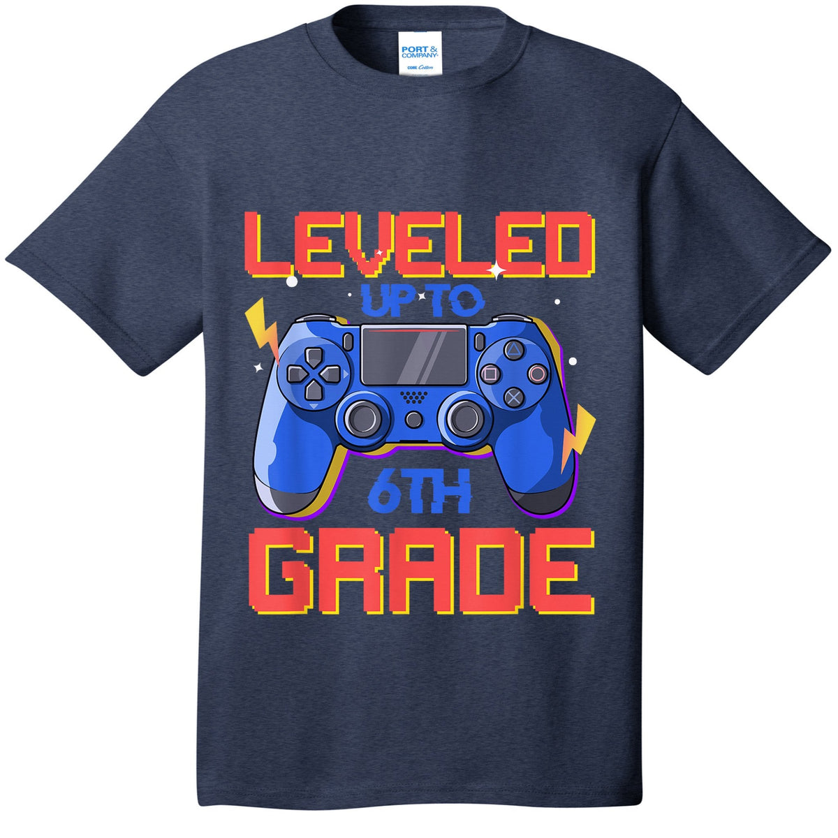 Back To School Leveled Up To 6th Grade Gamer Boy Girls product image 1
