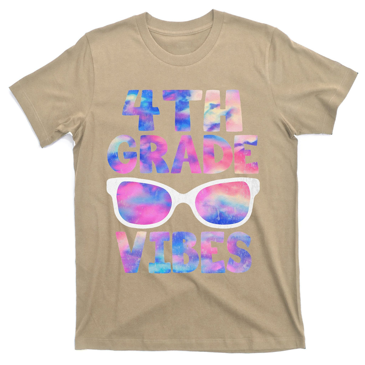 Back To School 4th Grade Vibes First Day Teacher T-Shirt product image 1
