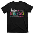 Back To School Hello Third 3rd Grade T-Shirt product image 1