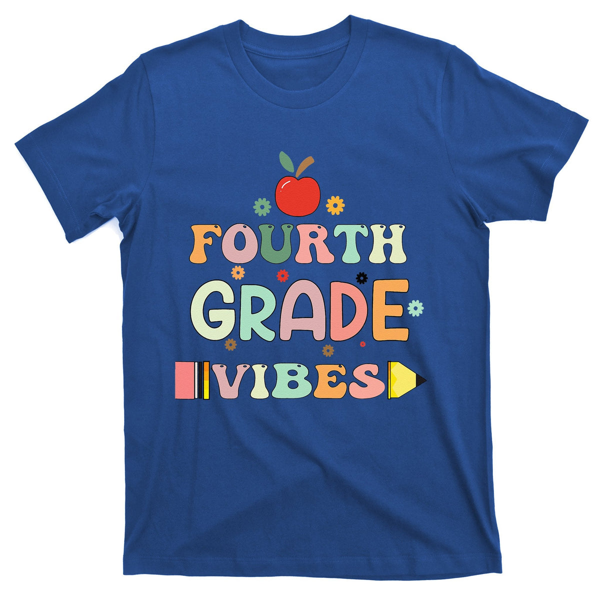 Back To School Fourth Grade Vibes Student Teacher T-Shirt product image 1