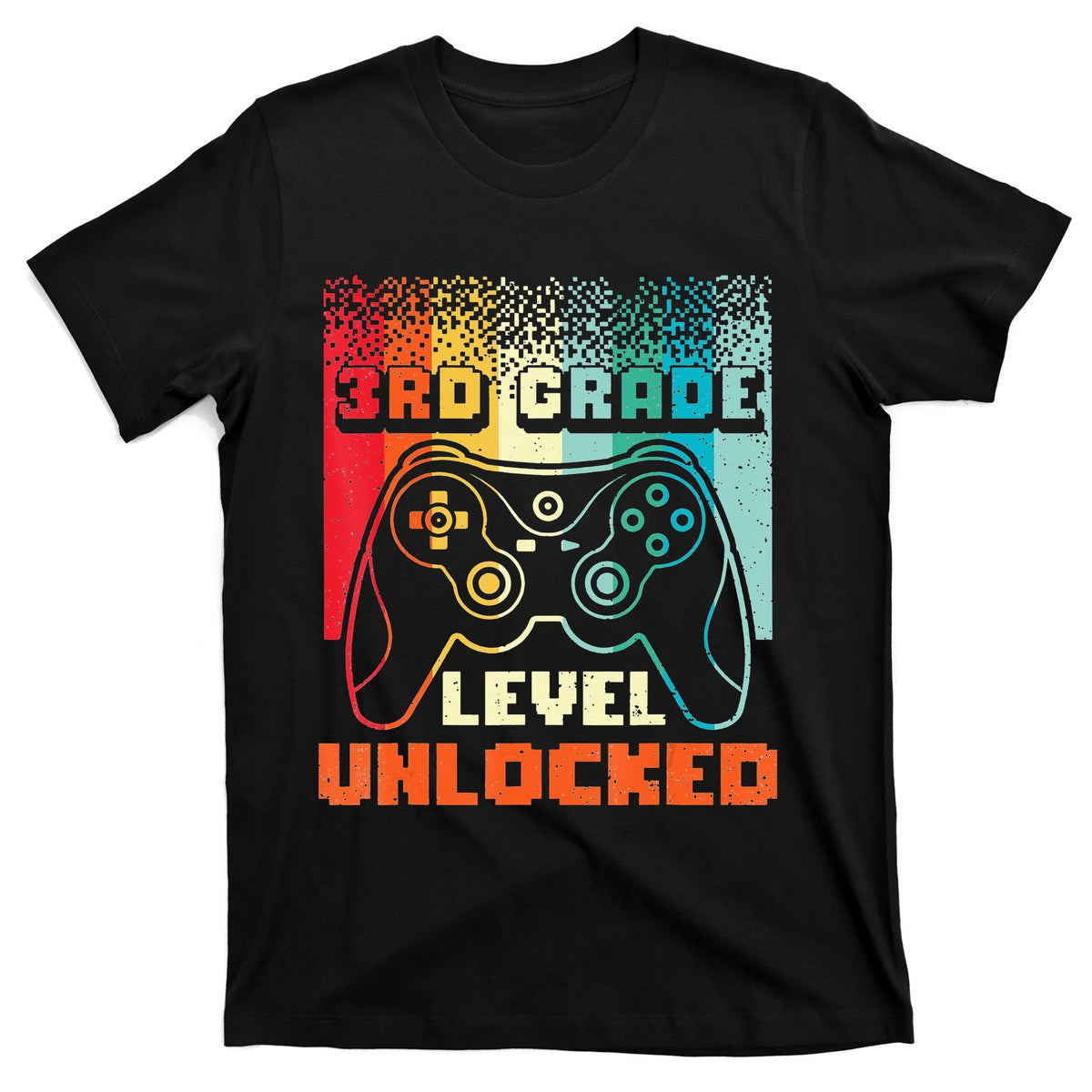 Back To School Video Gamer 3Rd Grade Level Unlocked T-Shirt product image 1