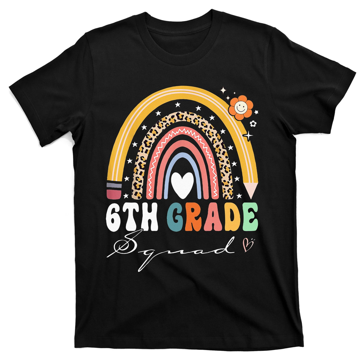 Back To School Rainbow 6th Sixth Grade Squad Teachers product image 1