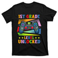 Back To School Video Gamer Level 1St Grade Unlocked T-Shirt product image 1
