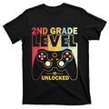 Back To School 2Nd Grade Level Unlocked Video Gamer T-Shirt product image 1