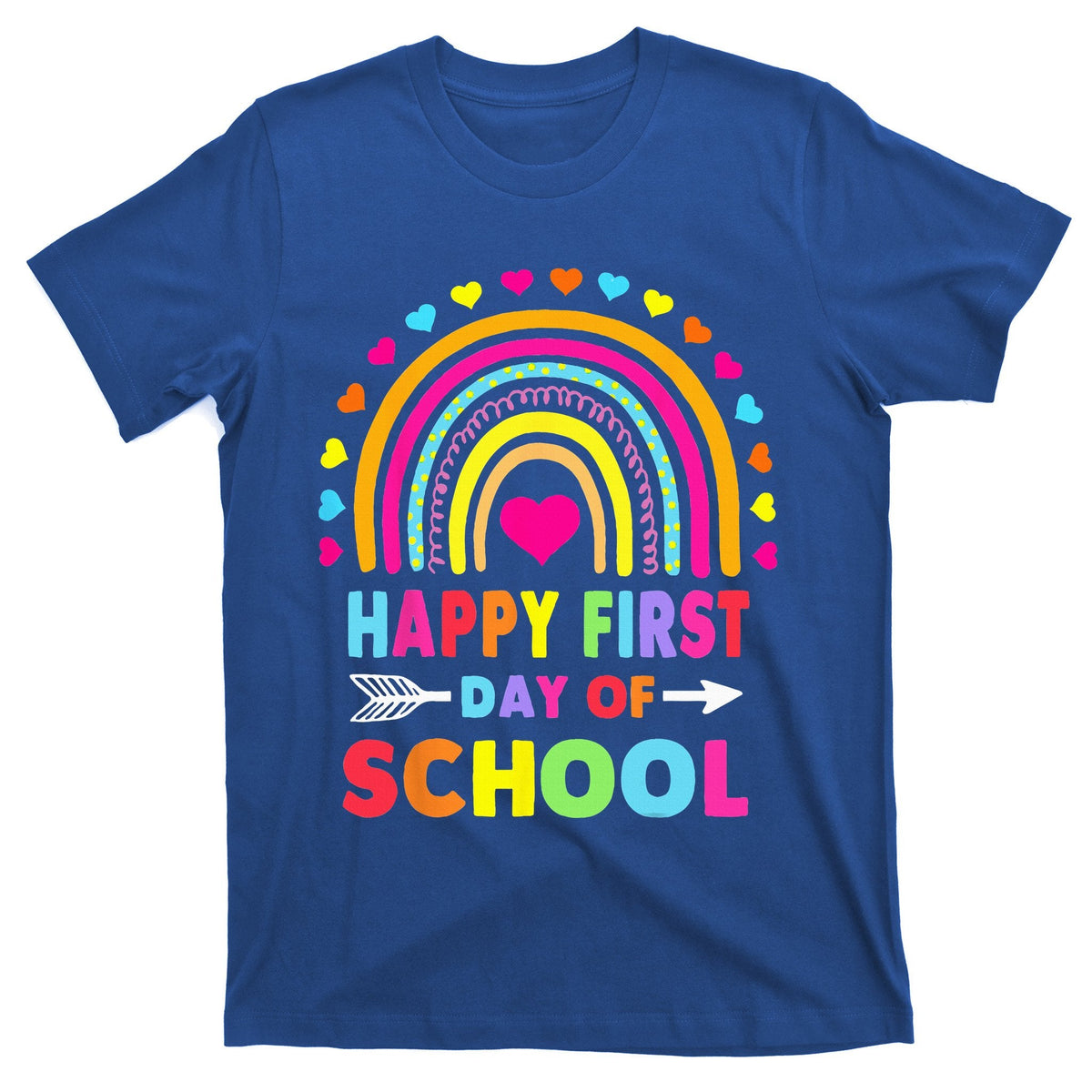Back To School Funny Happy First Day Of For Teachers T-Shirt product image 1