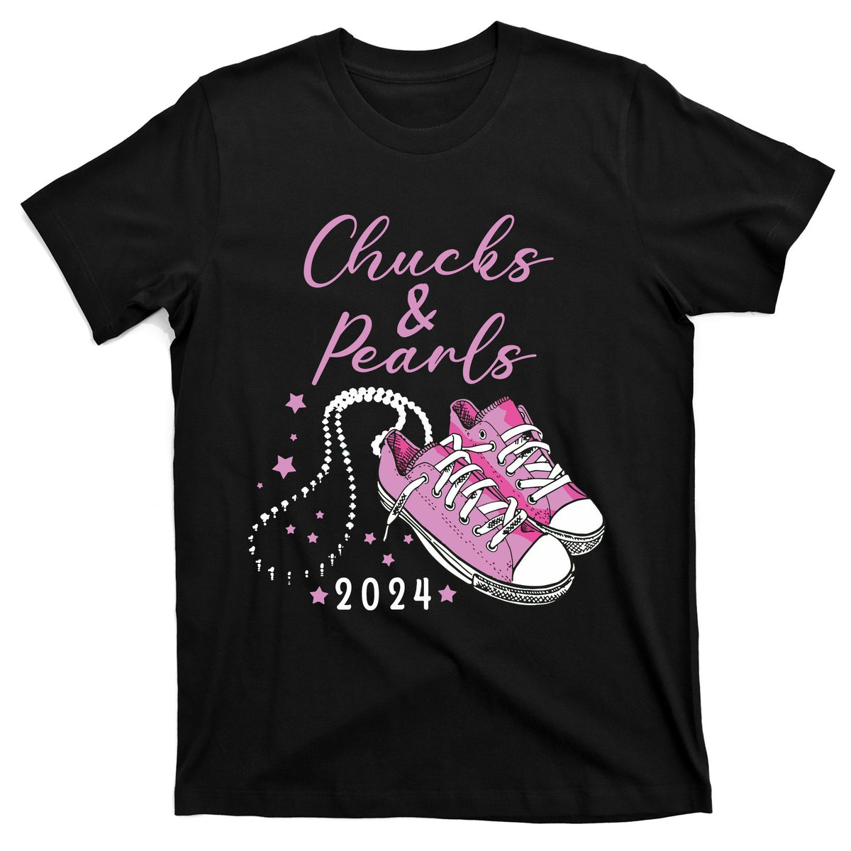 Chucks And Pearls 2024 Kamala Harris For President 47th product image 1