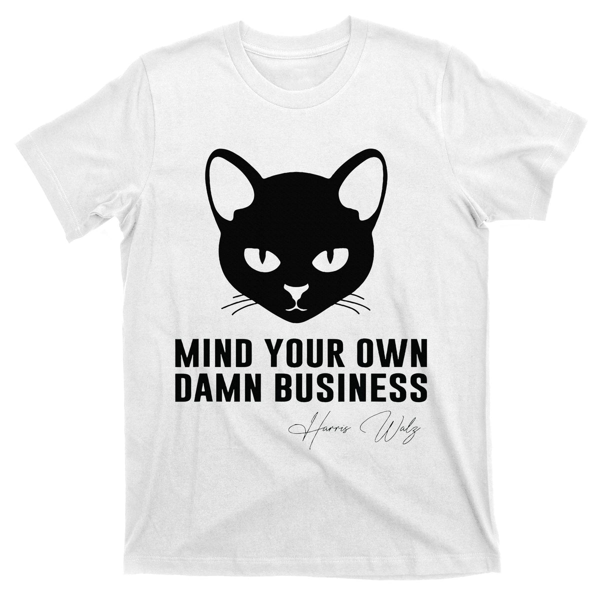 Childless Cat Lady Mind Your Own Dmn Business Kamala Walz product image 1