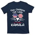 Childless Cat Lady Is Voting Kamala T-Shirt product image 1