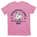 Childless Cat Lady Feminist Vote T-Shirt product image 1