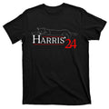 Cat Ladies For Kamala Funny 2024 President Harris T-Shirt product image 1