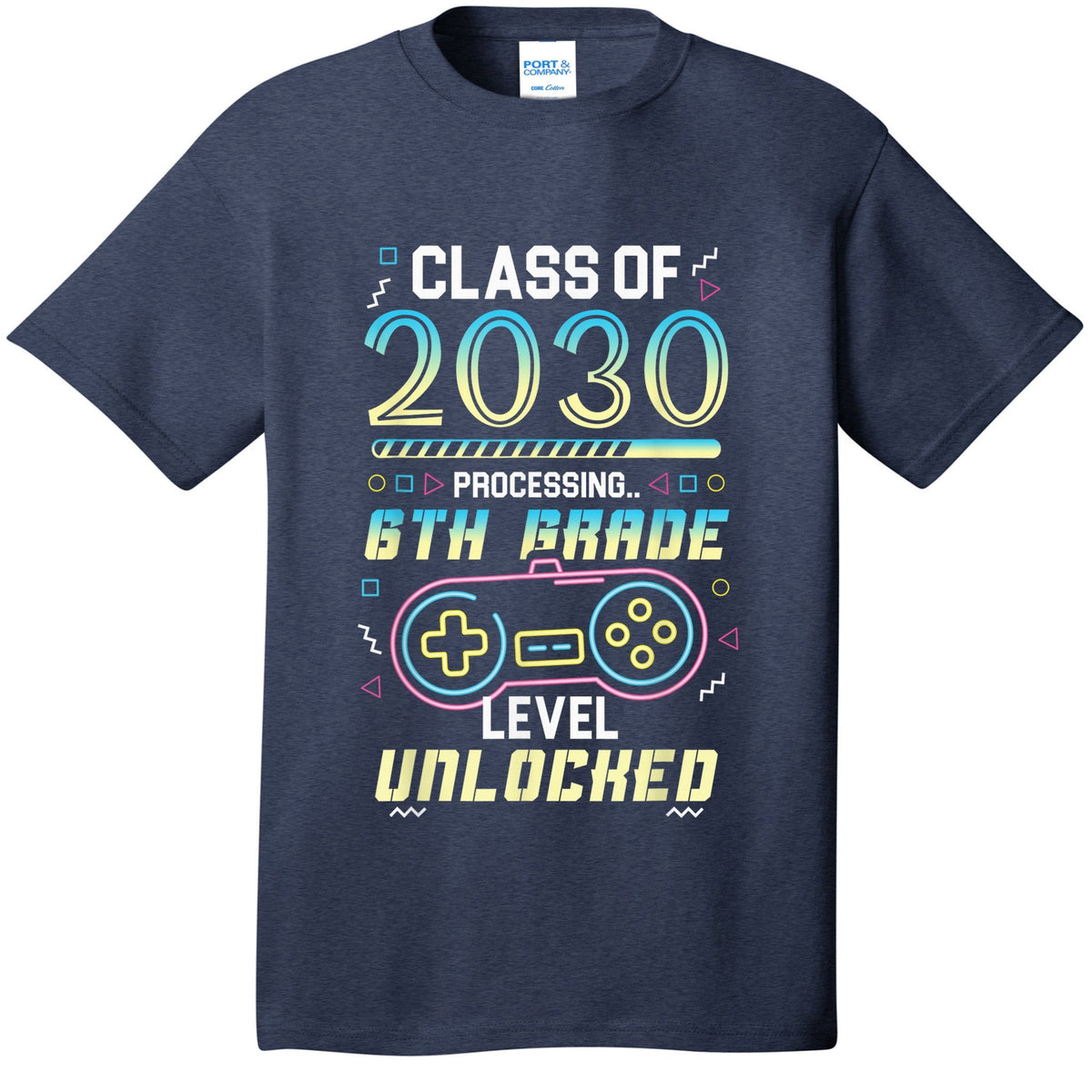 Class Of 2030 Gaming 6th Grade Level Unlocked Back To product image 1