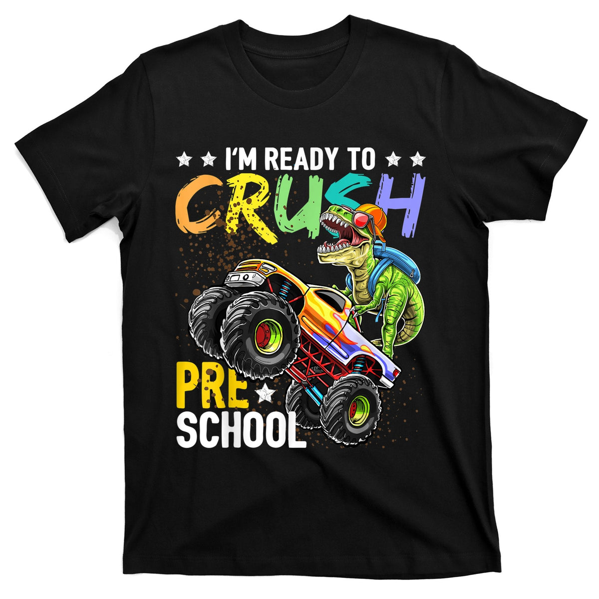 Crush Preschool Dinosaur Monster Truck Back To School Boy product image 1