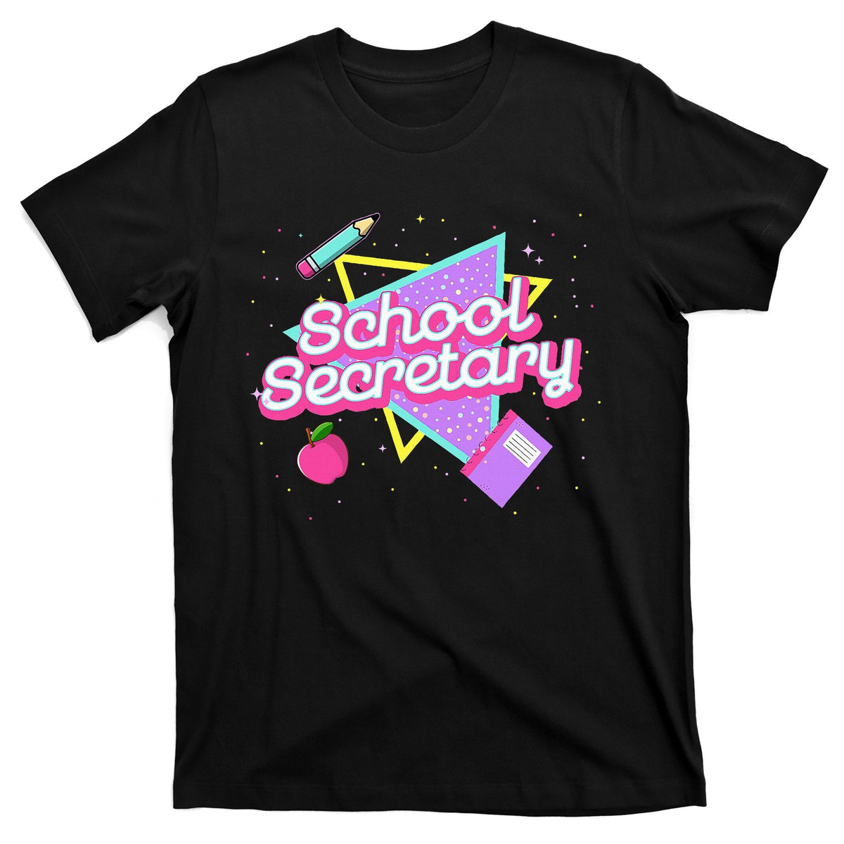 Cute School Secretary 80s 90s Back To T-Shirt product image 1