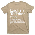English Teacher Definition Funny Back To School First Day product image 1