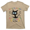 Funny Black Cat Back To School For Teachers T-Shirt product image 1