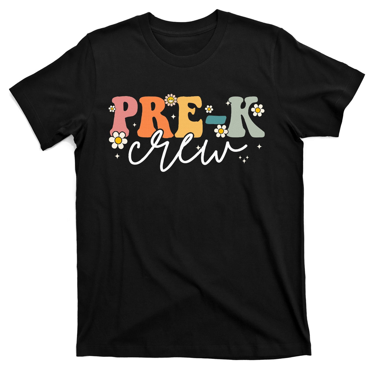 First Day Of Pre K Crew Groovy Back To School Teacher product image 1