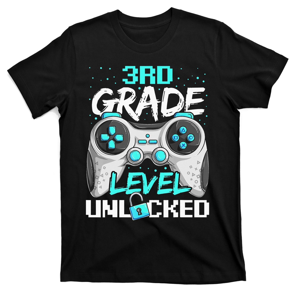 First Day Of 3Rd Grade Gaming Back To School T-Shirt product image 1