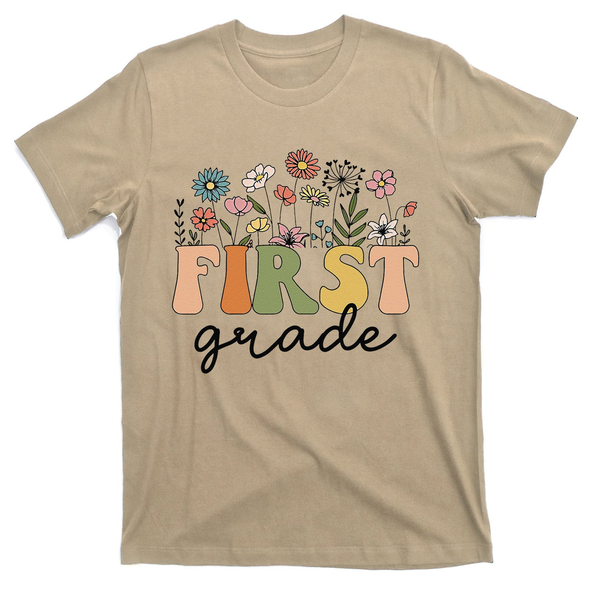 First Grade Teacher Wildflower Back To School Floral product image 1
