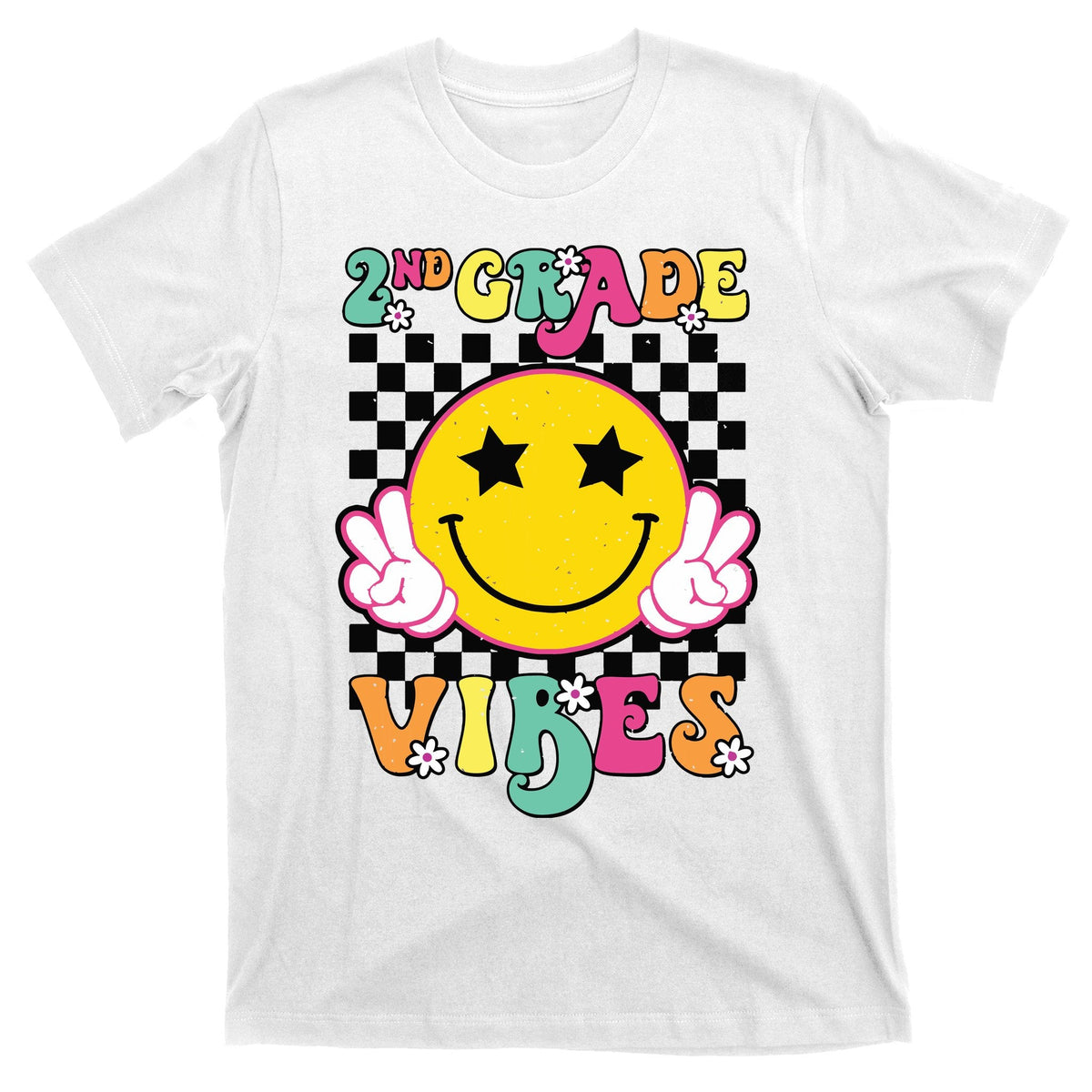 Girl 2nd Grade Vibes Smile Face Back To School Second product image 1