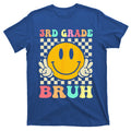 Groovy 3rd Grade Bruh Smile Face Back To School Teacher product image 1