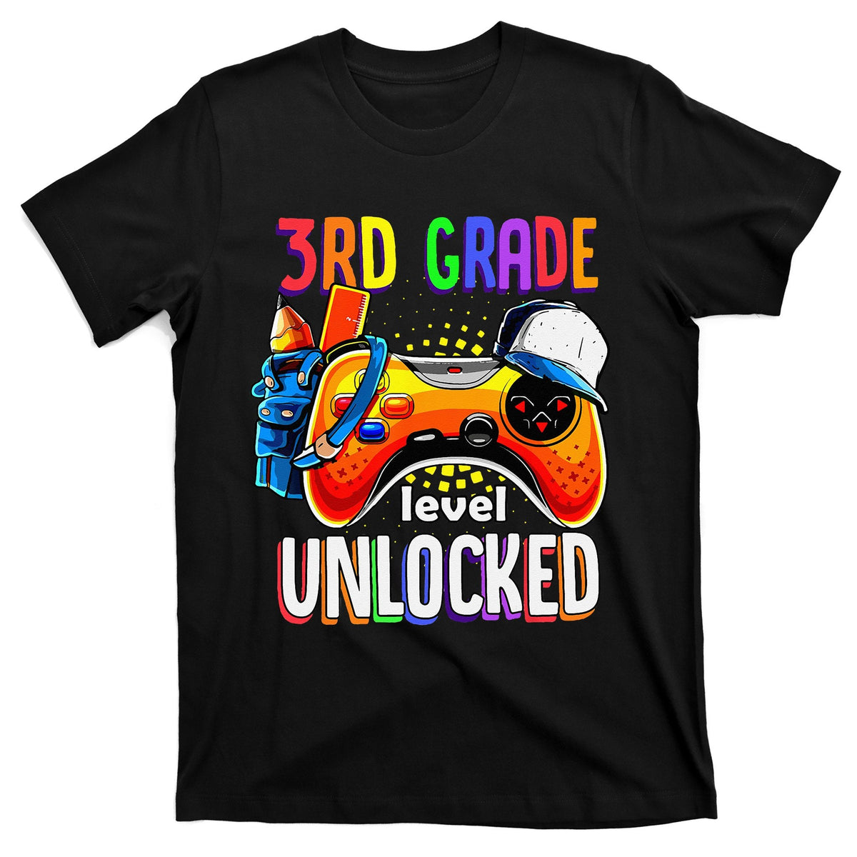 Gamer Back To School Gamepad 3rd Third Grade Level Unlocked product image 1