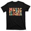 Groovy Music Teacher Cute Back to School Supplies T-Shirt product image 1