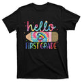 Hello First 1st Grade Back To School Teachers T-Shirt product image 1