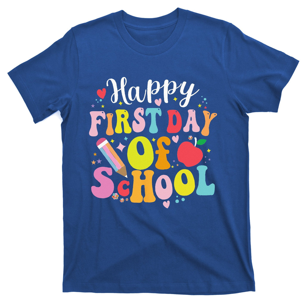 Happy First Day Of School Teachers Back To T-Shirt product image 1