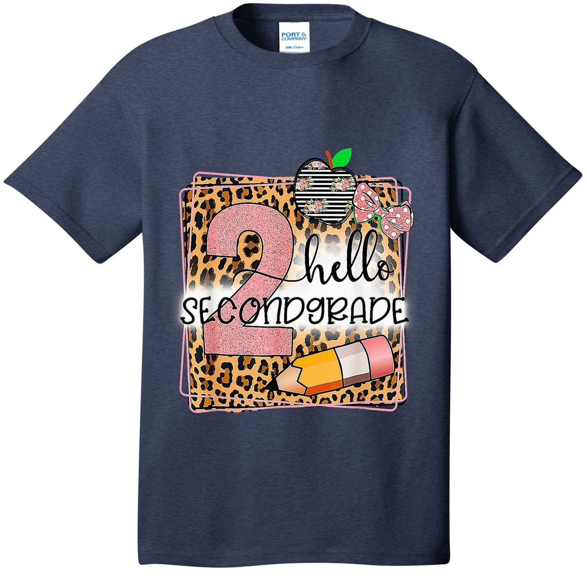 Hello Second Grade 2nd Back To School Teacher Kid Girl product image 1