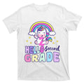 Hello Second Grade Unicorn Back To School T-Shirt product image 1