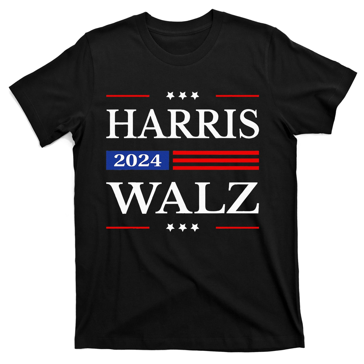 Harris Walz 2024 Kamala Tim Usa Flag T-Shirt product image 1