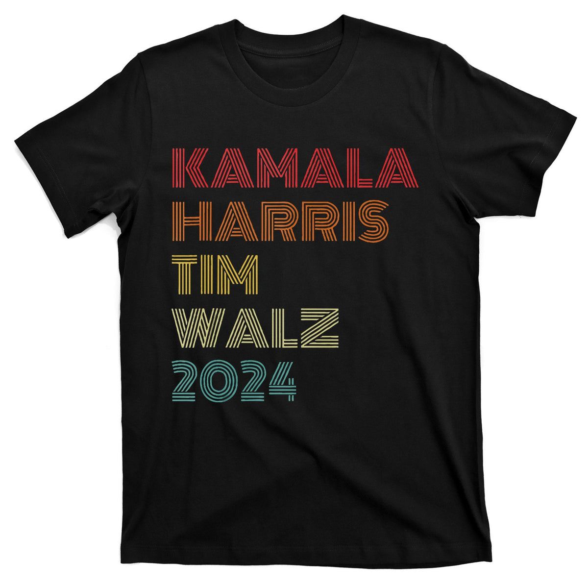Harris Walz 2024 Kamala Tim Vintage Style T-Shirt product image 1