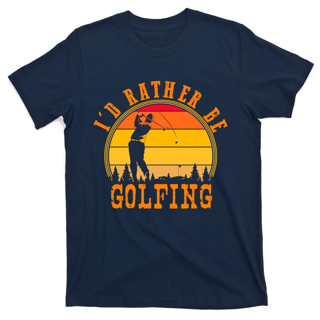 Id Rather Be Golfing Vintage Retro Style Golf Lovers Cute product image 1