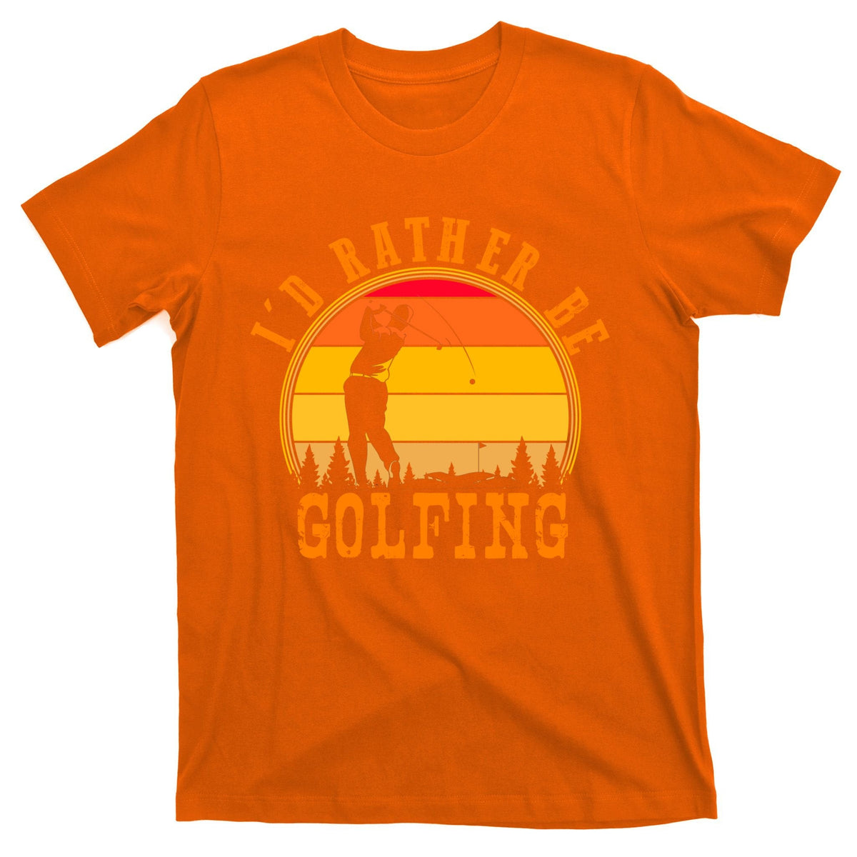 Id Rather Be Golfing Vintage Retro Style Golf Lovers Cute product image 5