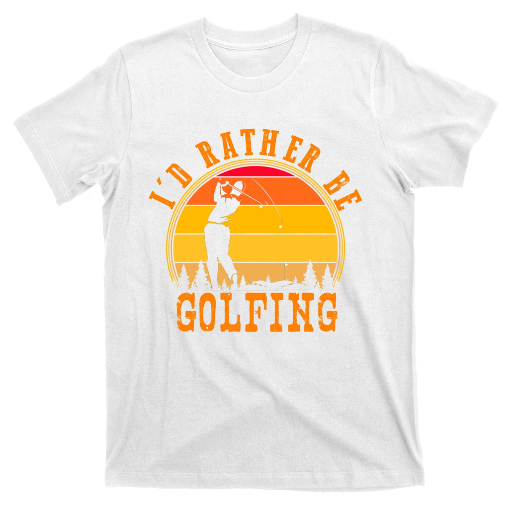 Id Rather Be Golfing Vintage Retro Style Golf Lovers Cute product image 11