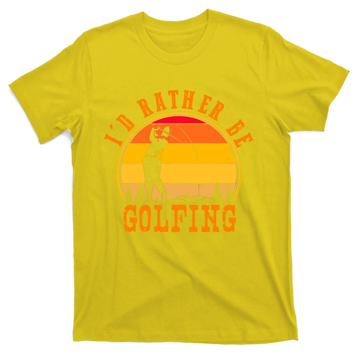 Id Rather Be Golfing Vintage Retro Style Golf Lovers Cute product image 3