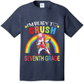 I'm Ready To Crush 7th Grade Dabbing Unicorn Back To School product image 1