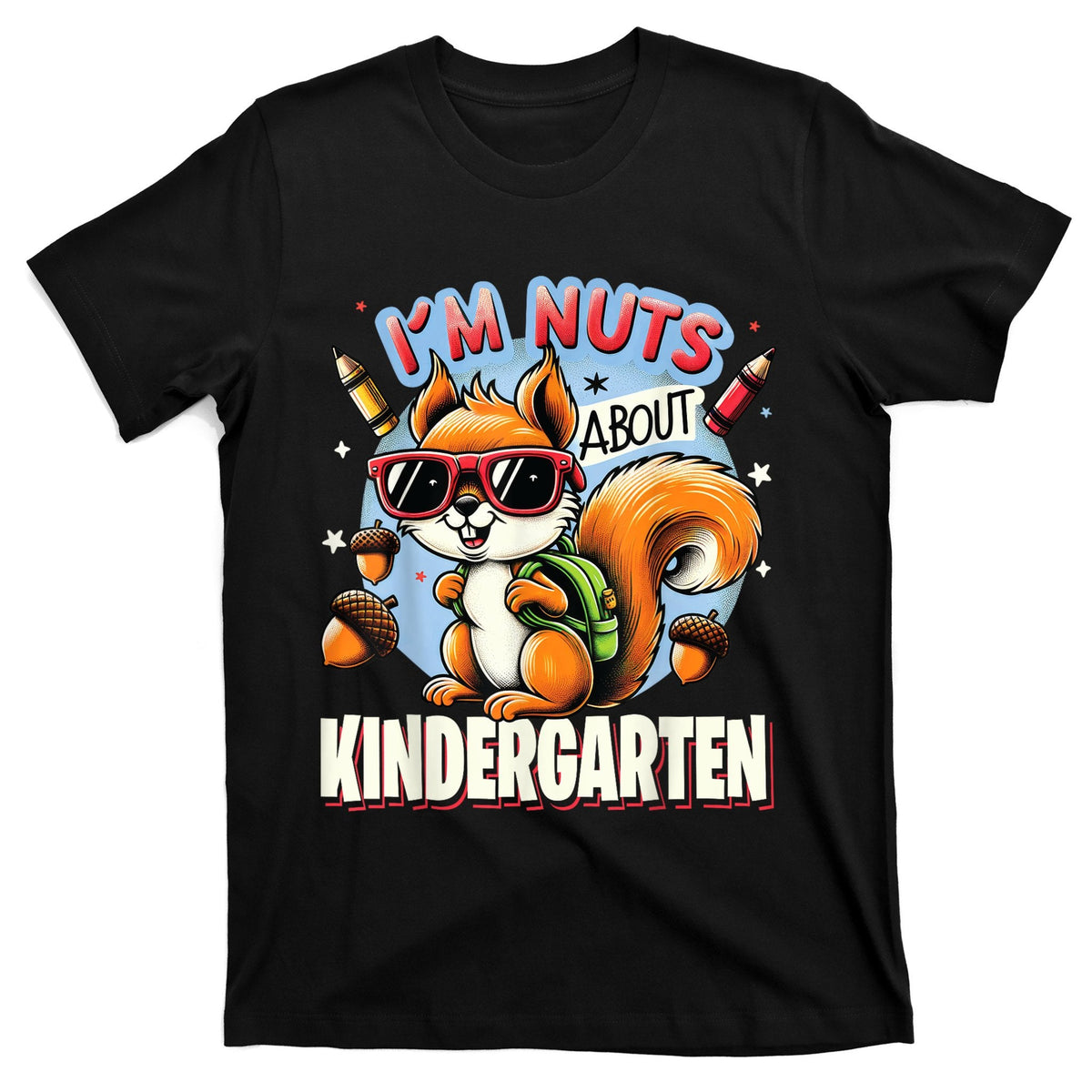 Kindergarten Back To School 1st Day Of Squirrel T-Shirt product image 1