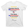 Kamala Harris Tim Walz For President And Vice Vote T-Shirt product image 1