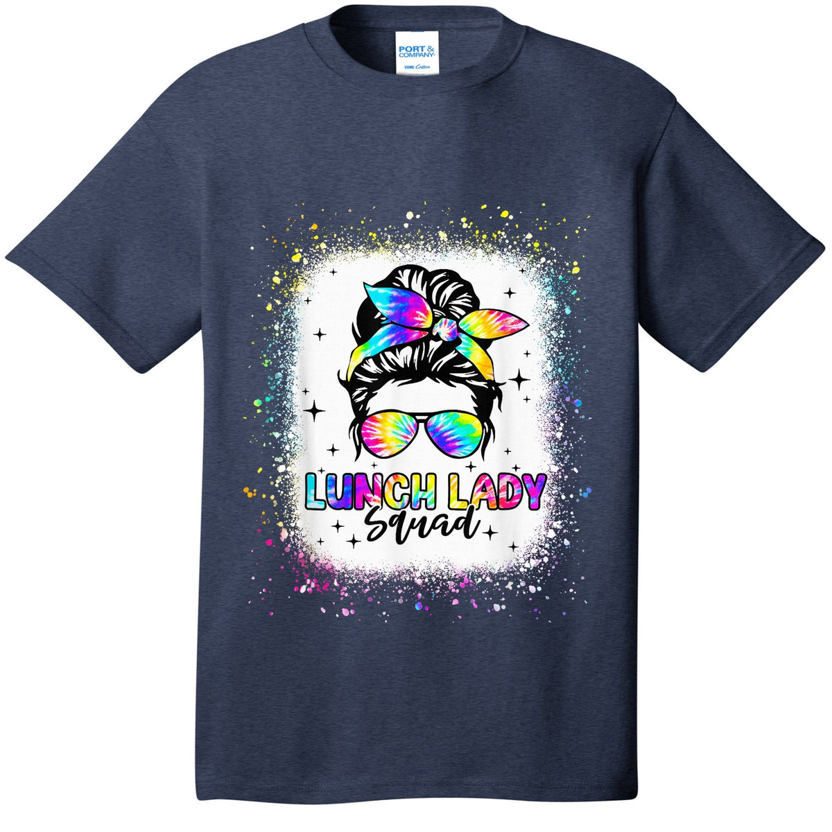 Lunch Lady Squad Messy Bun Girl First Day Back To School product image 1