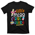 Little Miss First Grade Back To School 1st Grader T-Shirt product image 1