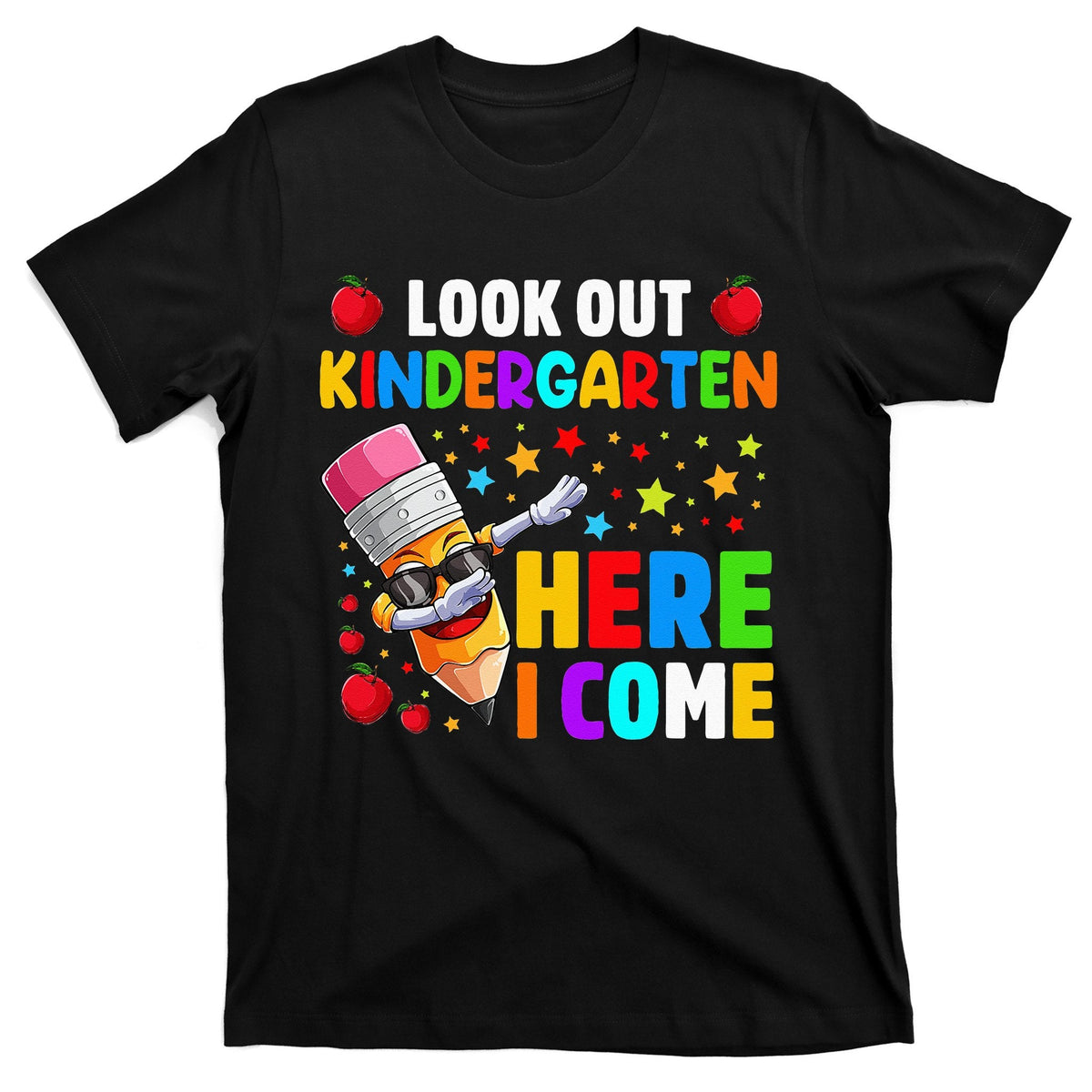 Look Out kindergarten Here I Come Back To School T-Shirt product image 1